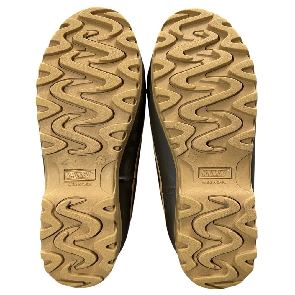 Khombu Allie Waterproof Brown Faux Fur Winter Lace-Up Duck Boots Size 7 - Picture 5 of 13